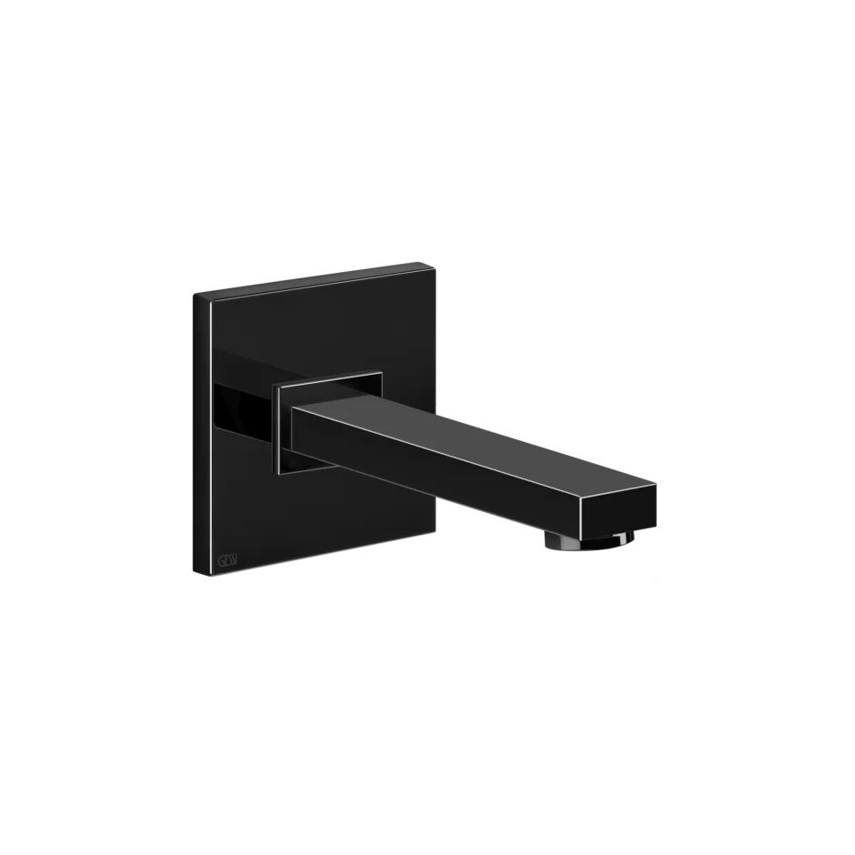 Носик для умывальника 20118 706 Gessi Rettangolo k ЧЕРНЫЙ МЕТАЛЛ PVD 20118706