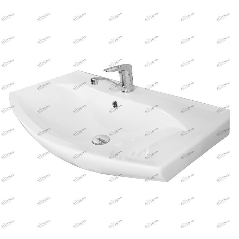 1WH207783 Подвесная раковина настенная прямоугольная AQUATON РИКО АРИЯ белая