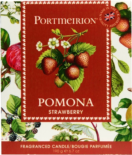 10615122 Portmeirion Свеча в банке Portmeirion "Помона.Земляника" 8см Воск 