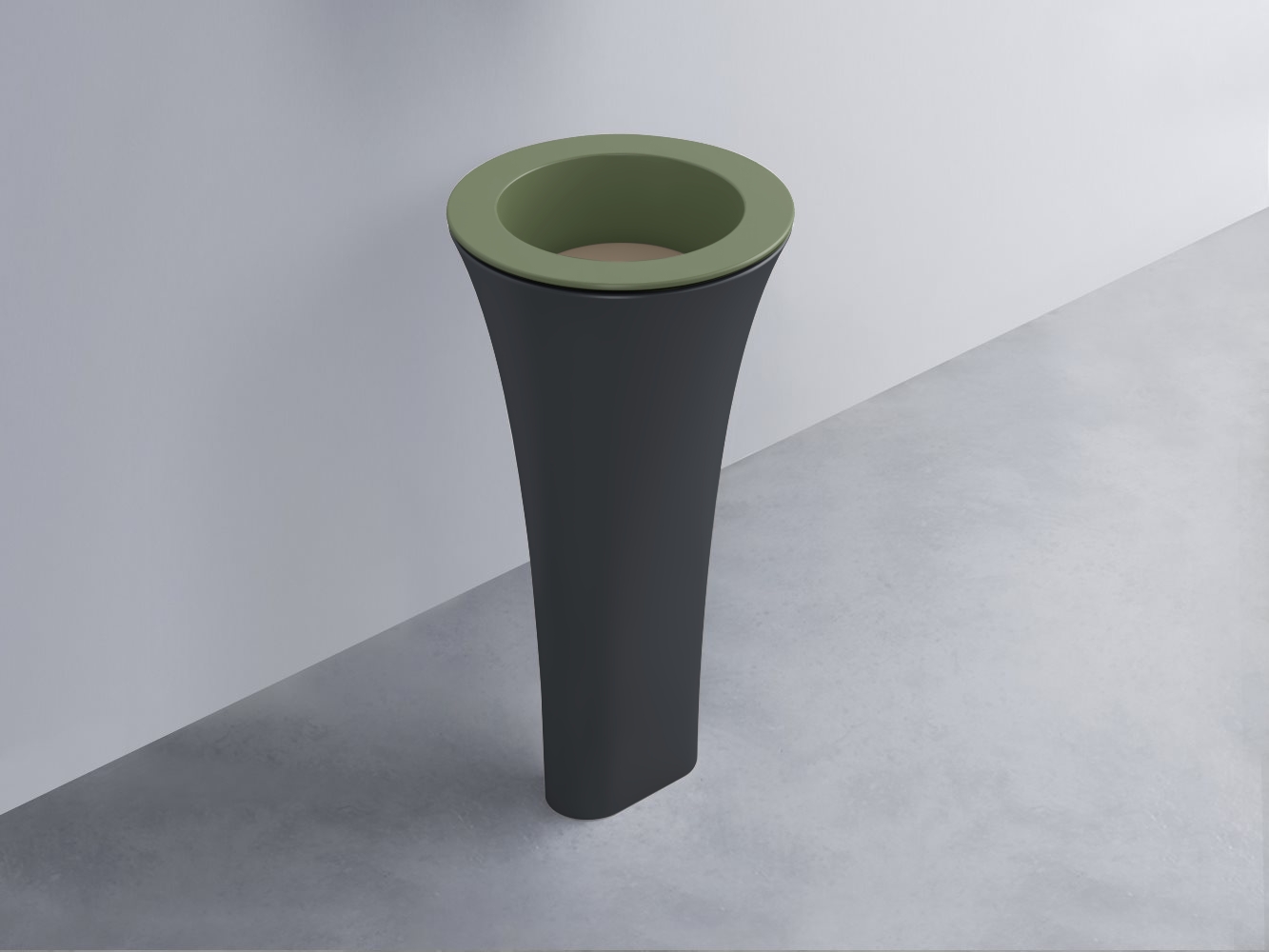 AMLA45-AG+AMPILT-AN+AMCOLT-BA Раковина Amedeo Tondo отдельностоящая cielo Enjoy + Amedeo Ceramica Cielo