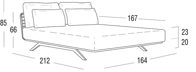 Плетеная кровать с полиэфирной веревкой Roberti Armàn ARCH-00080997 - Вид №1