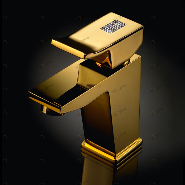 Однорычажный смеситель для раковины с клапаном клик-клак 56.004G MAIER SURF DIAMOND 56004G