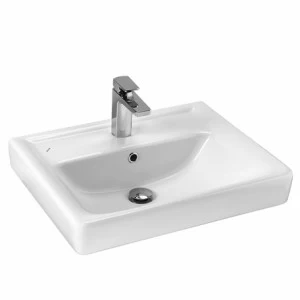 1WH302082 Подвесная раковина настенная прямоугольная AQUATON АМЕРИНА ЙОРК белая