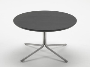 Круглый стальной журнальный столик