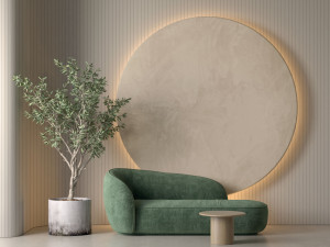 Обои с лазерной маркировкой на бархате