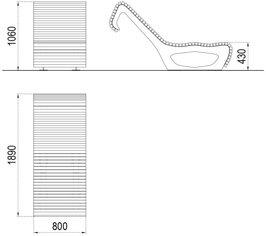 City Design Садовый стул из дерева Flow Flow c - Вид №1