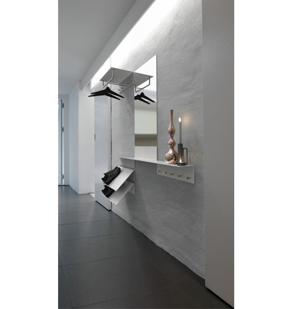 FROST Полка для обуви / магазина 4038 60cm » белая Алюминий Белый U4038-W  - Вид №9