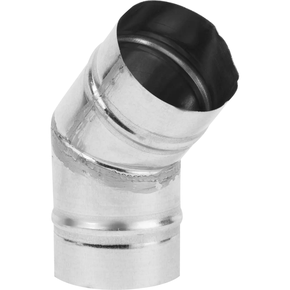 ORE Отвод для круглых воздуховодов 45° металлический D100 мм 82509437 STLM-0028905 - Вид №1