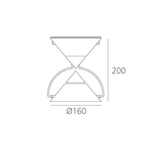 Светильник настенно-потолочный серый Artemide L141700 ARTEMIDE  00-3882751 Серый  - Вид №7