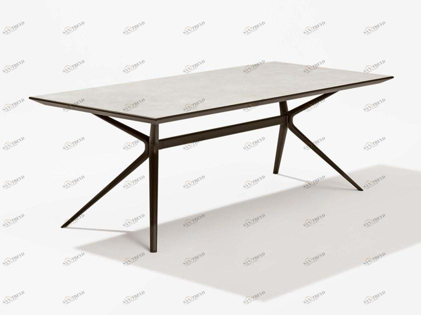 FAST Прямоугольный садовый стол из керамогранита Moai sun-id-1498365