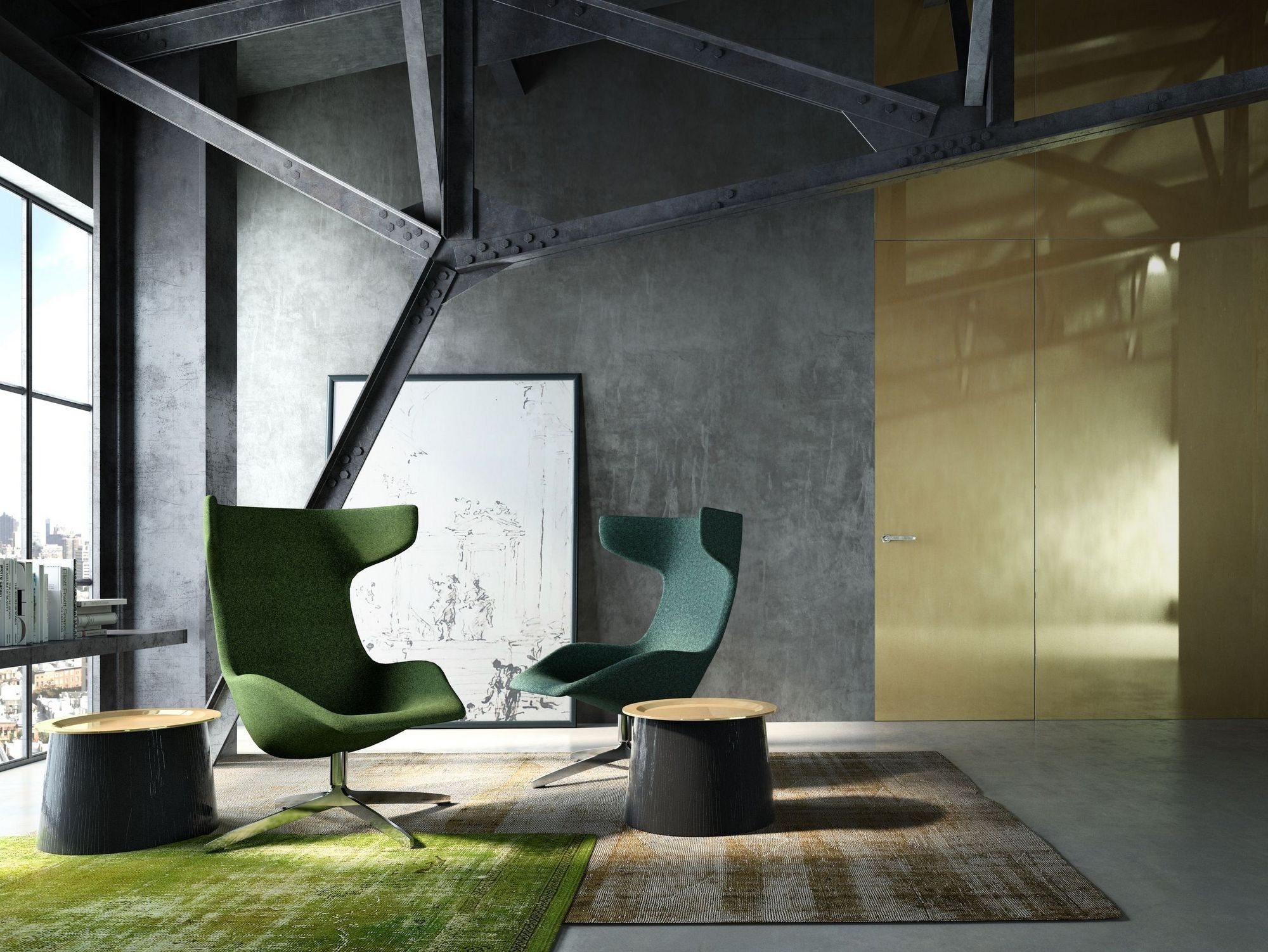 Заподлицо стены распашная дверь Linvisibile Linvisibile Alba ARCH-00129380