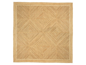 Квадратный джутовый ковер