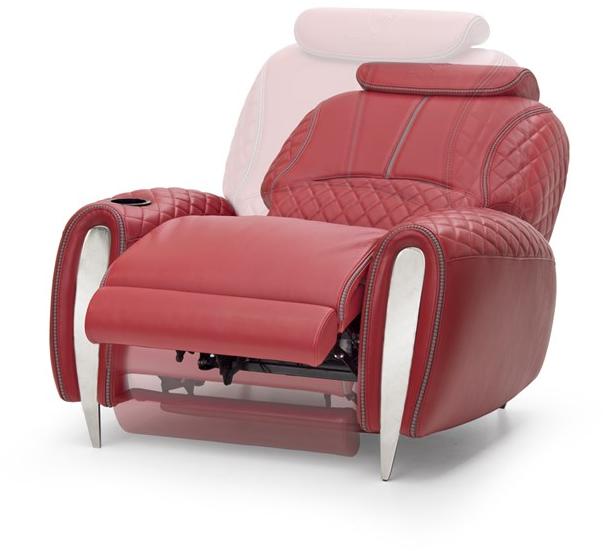 Tonino Lamborghini Casa Кожаное кресло для домашнего кинотеатра Yas sun-id-1514714 - Вид №2