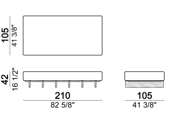 Тканевый модульный садовый диван Arketipo SANTOS ARCH-00052540 - Вид №13