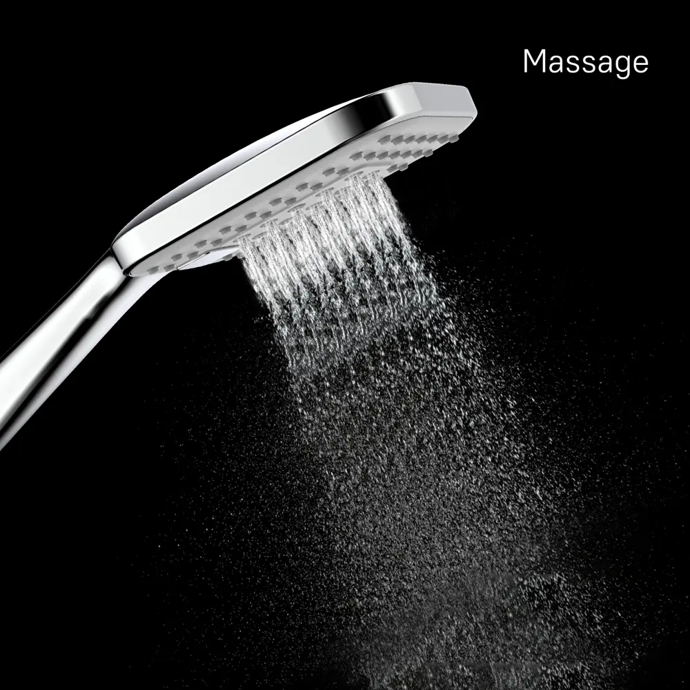 Milardo Ideal Spa - прямоугольная лейка для душа с 3 режимами подачи воды 89349129 STLM-1374012 - Вид №11