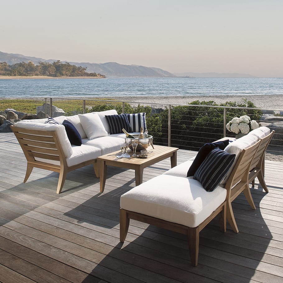 Прямоугольный стол из тикового дерева JANUS et Cie Relais ARCH-00066446 - Вид №5