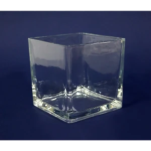 89340791 Подсвечник Evis Стеклянный кубик 100x100 см стекло цвет прозрачный STLM-0835376