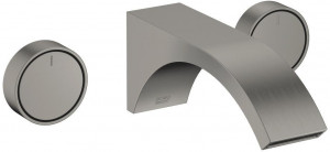 36712811-99_1_11283811-99_1 Смеситель для умывальника настенный без сливного гарнитура - dark platinum matt Dornbracht CYO 