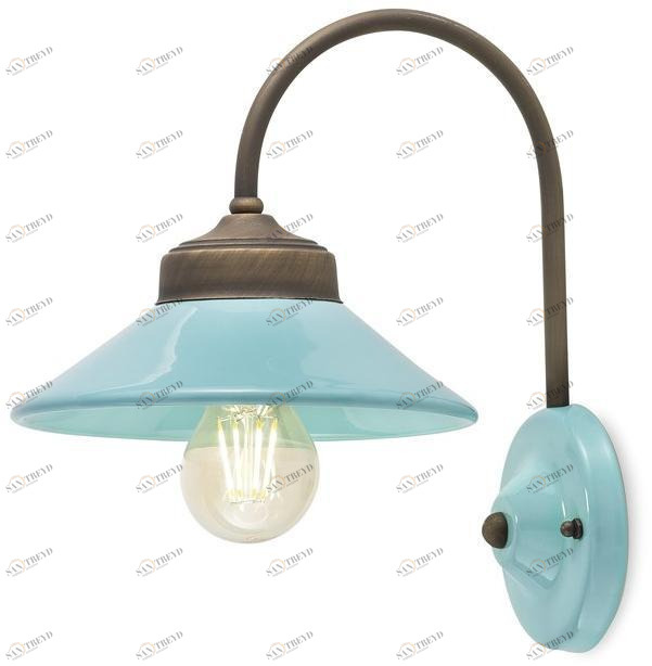 FERROLUCE Настенный керамический светильник с фиксированным кронштейном Colors C1630