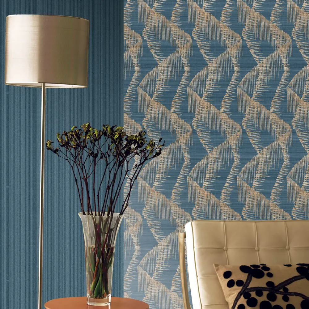 Обои флизелиновые Erismann Jacklin синие 1.06 м 60108-07 STLM-2171342 - Вид №2
