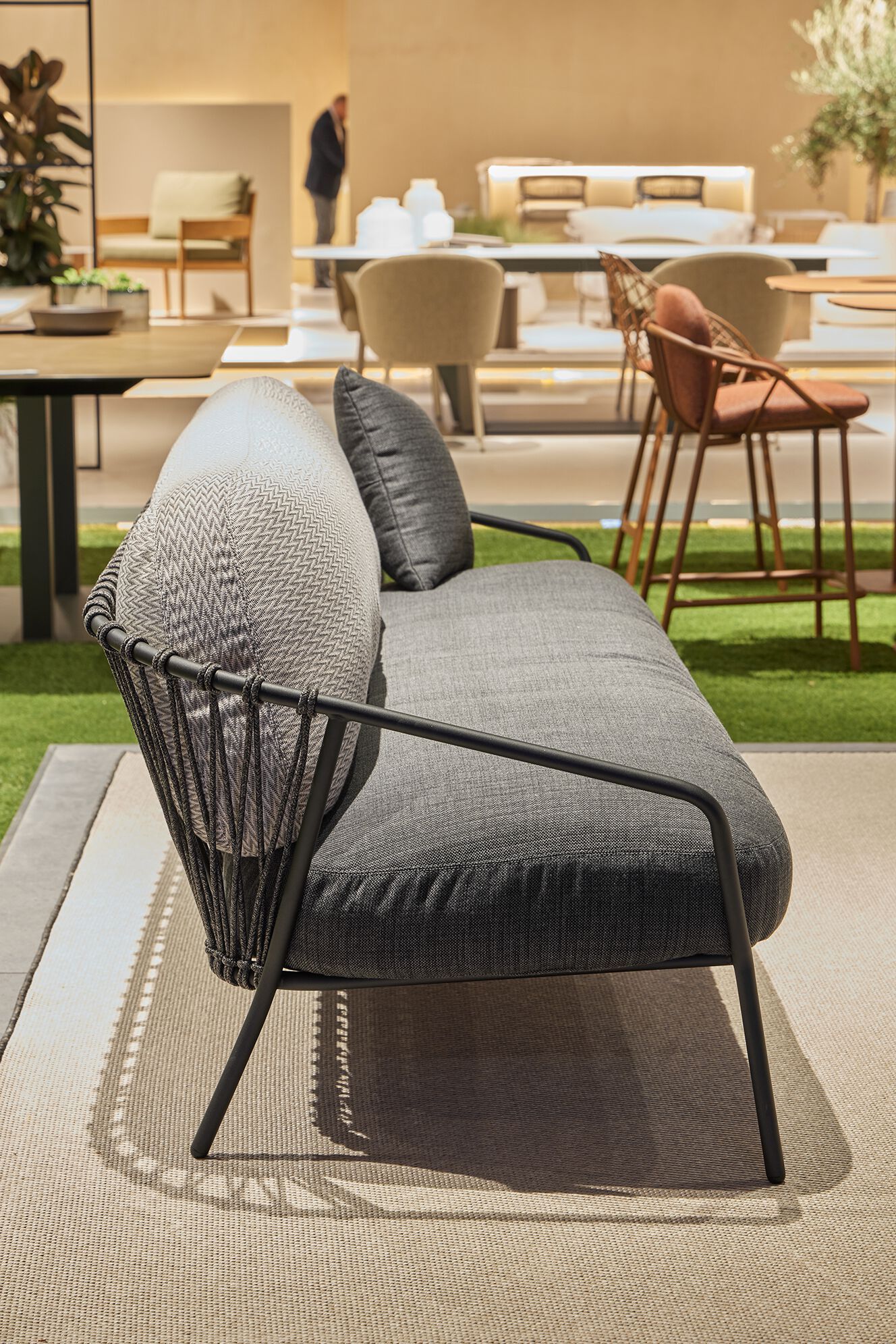 2-местный садовый диван из нержавеющей стали MUSOLA Baga ARCH-00103270 - Вид №4