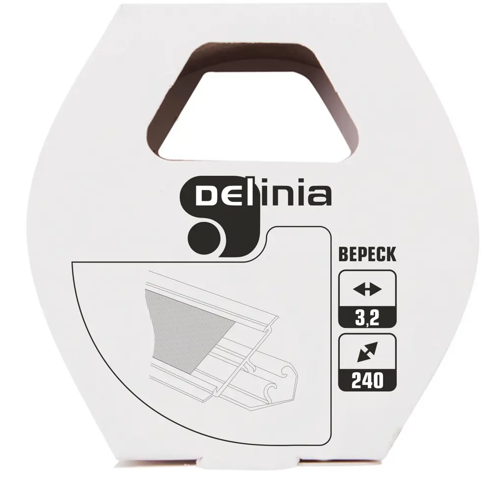 Кромка для плинтуса Вереск 240x3.2 см 82622313 STLM-2125058 DELINIA  - Вид №1