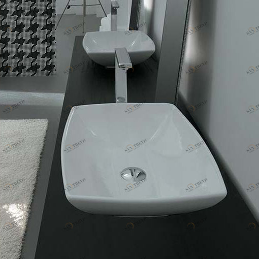 JZL002 Накладная раковина на столешницу  овальная ArtCeram 