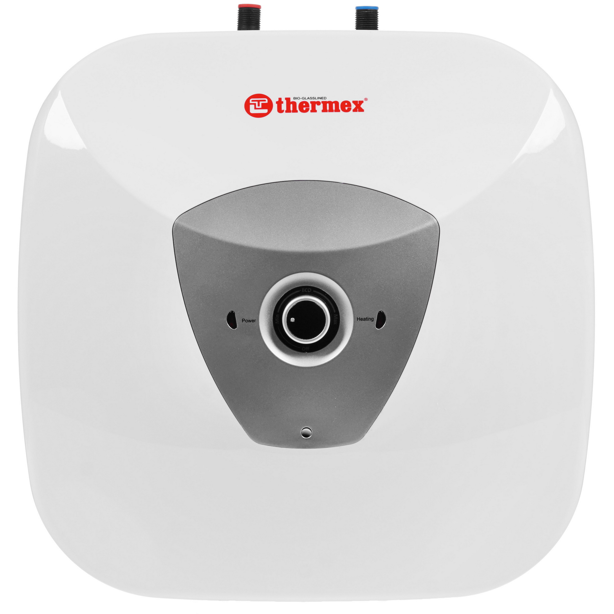 1348583 Водонагреватель THERMEX H 30 U (pro) [накопительный, 30 л, биостеклофарфор, верхняя, плоский, уст-ка: вертикальная, белый] STDN-0136362 - Вид №1