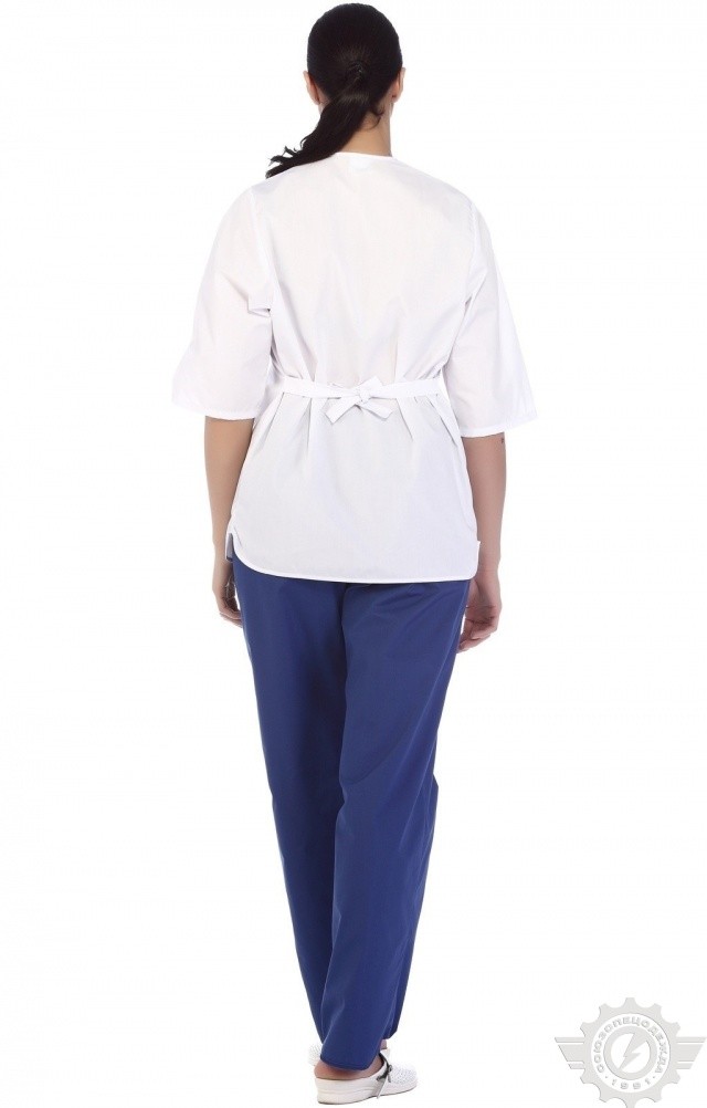 66191 Куртка "Сервис" белая  Медицинская одежда  размер 46/158-164 Спецодежда  - Вид №11