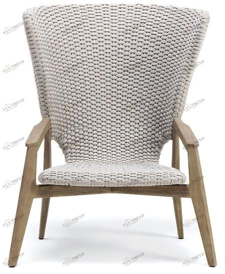 Ethimo Садовое кресло Wing с высокой спинкой Knit Knitpa01