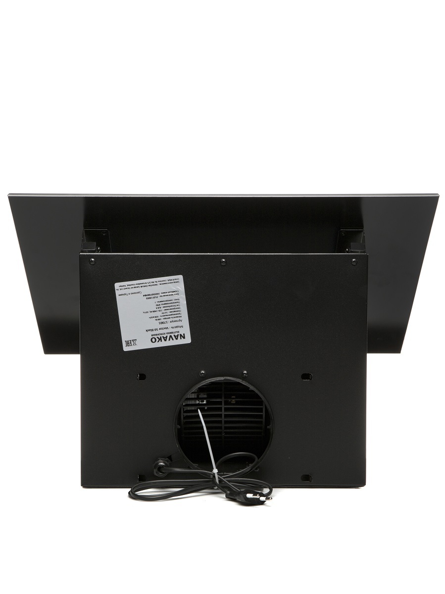 Вытяжка наклонная Vector 50 Black NAVAKO 17001 - Вид №4