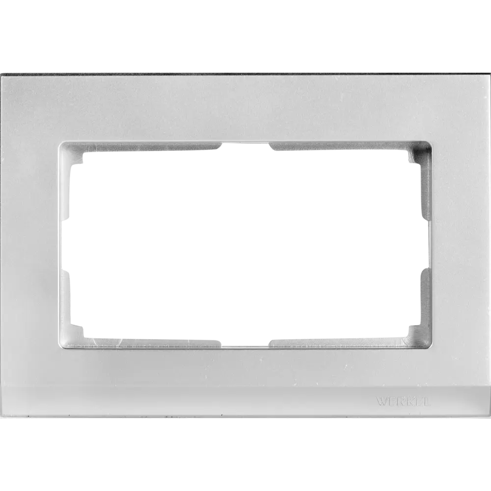 Рамка Stark WERKEL для двойных розеток и выключателей, серебристая 82125371 STLM-0019700