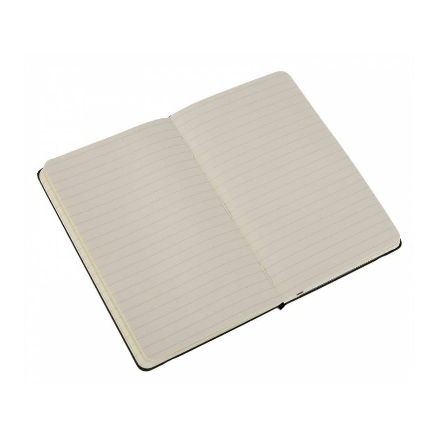 Блокнот Moleskine CLASSIC POCKET 90x140мм 192стр. линейка твердая обложка фиксирующая резинка черный 385015 - Вид №1