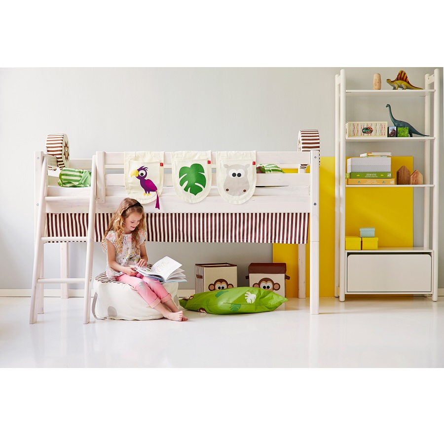 Кровать Flexa Classic с наклонной лестницей, лакированная, 190 см 9010307101 - Вид №2