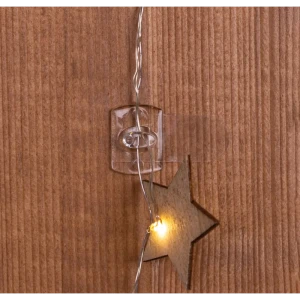 Самоклеящиеся клипсы СИЛА для праздничных гирлянд - 20 прозрачных креплений 89209791