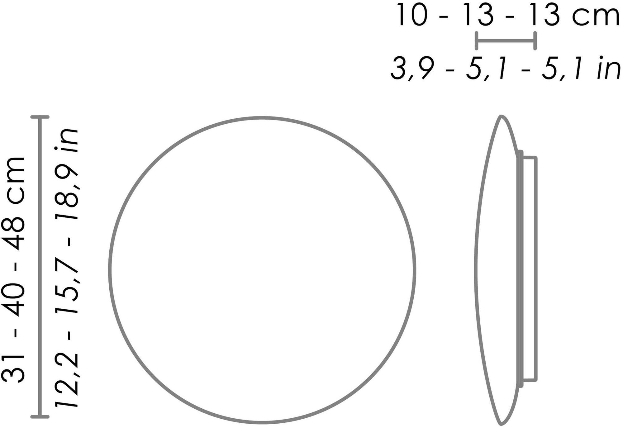 AiLati Настенный светильник / потолочный светильник из опалового стекла Bis sun-id-1469911 - Вид №2