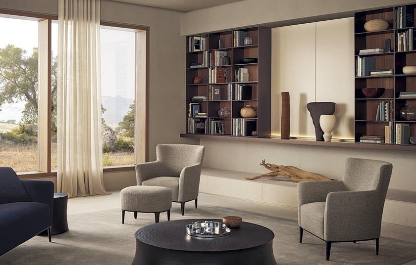 Poliform Кресло из ткани с подлокотниками Gentleman sun-id-1379774 - Вид №4