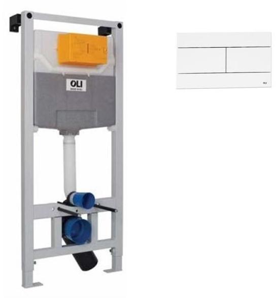 300572mSl01 Инсталляция OLI 80 500*1150*120, кнопка белая 