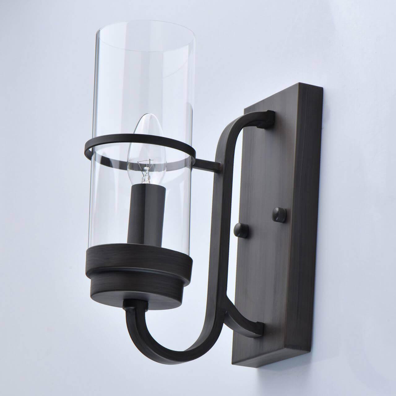 Бра со стеклянным плафоном черное "Замок" 249028501 MW-LIGHT ЗАМОК 00-3929539 Прозрачный;черный  - Вид №3