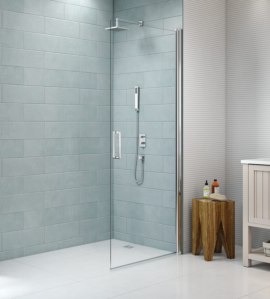 Душевая перегородка S8FPC90H Merlyn Pivot Хромированный