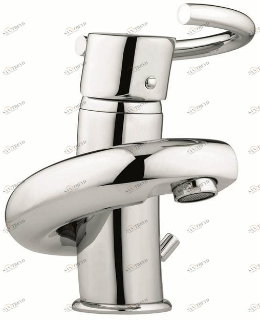 EMMEVI RUBINETTERIE Смеситель для умывальника с автоматическим сливом Twist sun-id-1432688