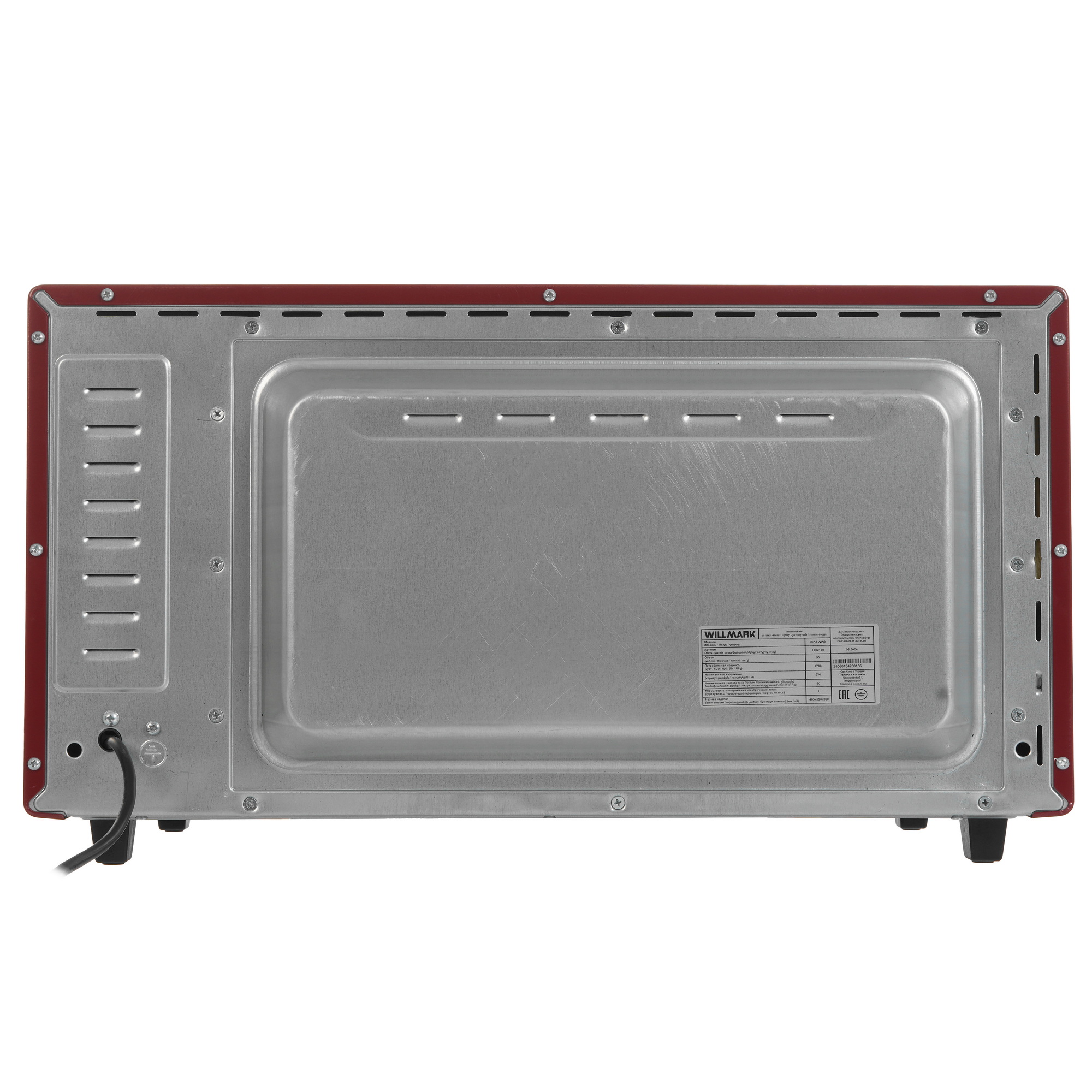 9269562 Мини-печь WILLMARK WOF-505R красный STDN-0097316 - Вид №6