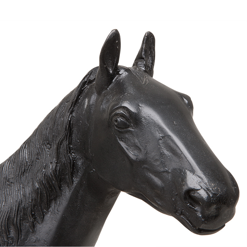 Статуэтка декоративная металлическая 57х58 см черная Horse Rodondo EICHHOLTZ EICHHOLTZ 062735 Бронза;черный  - Вид №1
