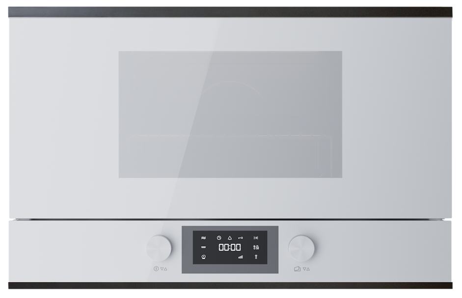 9256104 Встраиваемая микроволновая печь Kuppersbusch ML 6330.0 W2 Black Chrome белый STDN-0080803