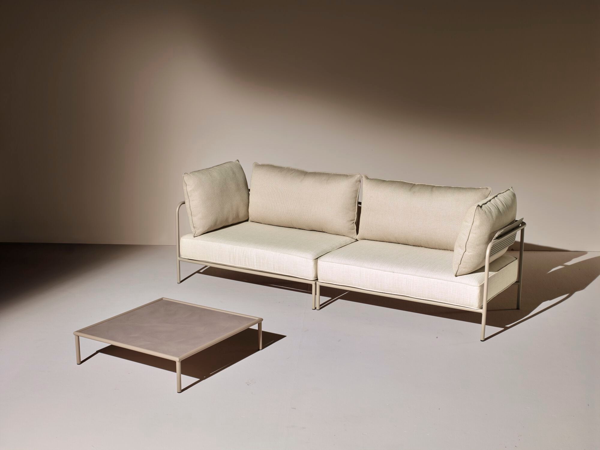 3-местный акриловый тканевый модульный садовый диван S-CAB лоскут ARCH-00020021 - Вид №4