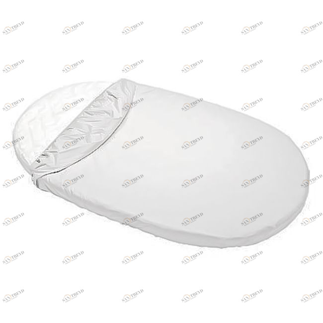 Наматрасник на резинке для детской кроватки SmartGrow овальный COMFORTBABY SMARTGROW 351319 Белый Santreyd 