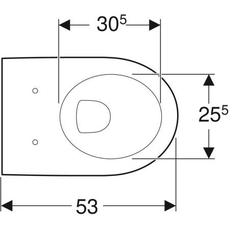 204000000 Подвесной унитаз настенный Белый Geberit  Германия  - Вид №2