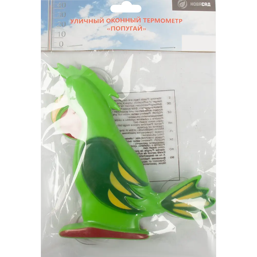 Уличный термометр Santreyd Попугай с присосками для окон 83408408 STLM-0041046 - Вид №2