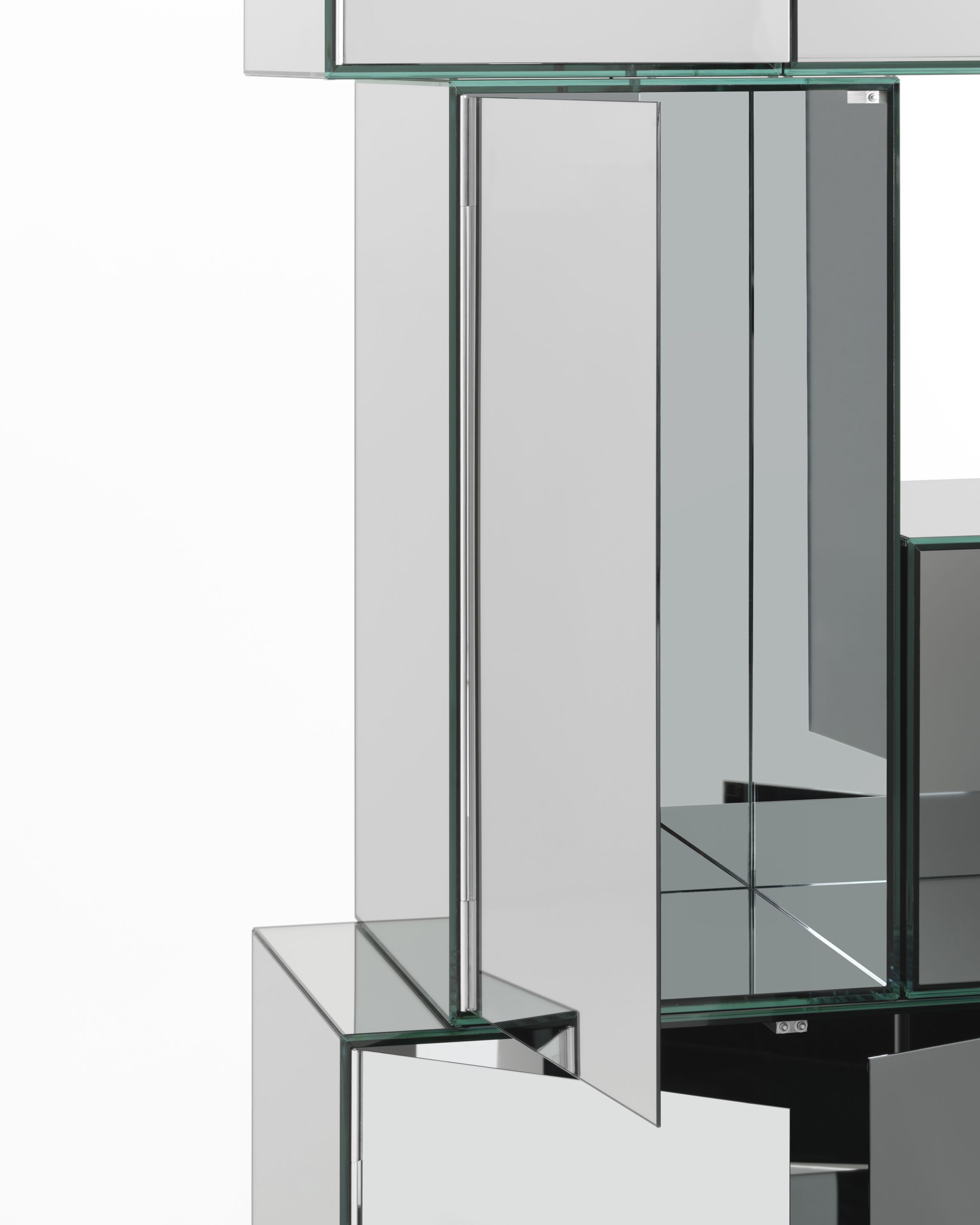 Модульный Хрустальный книжный шкаф Glas Italia Quantum ARCH-00022748 - Вид №5