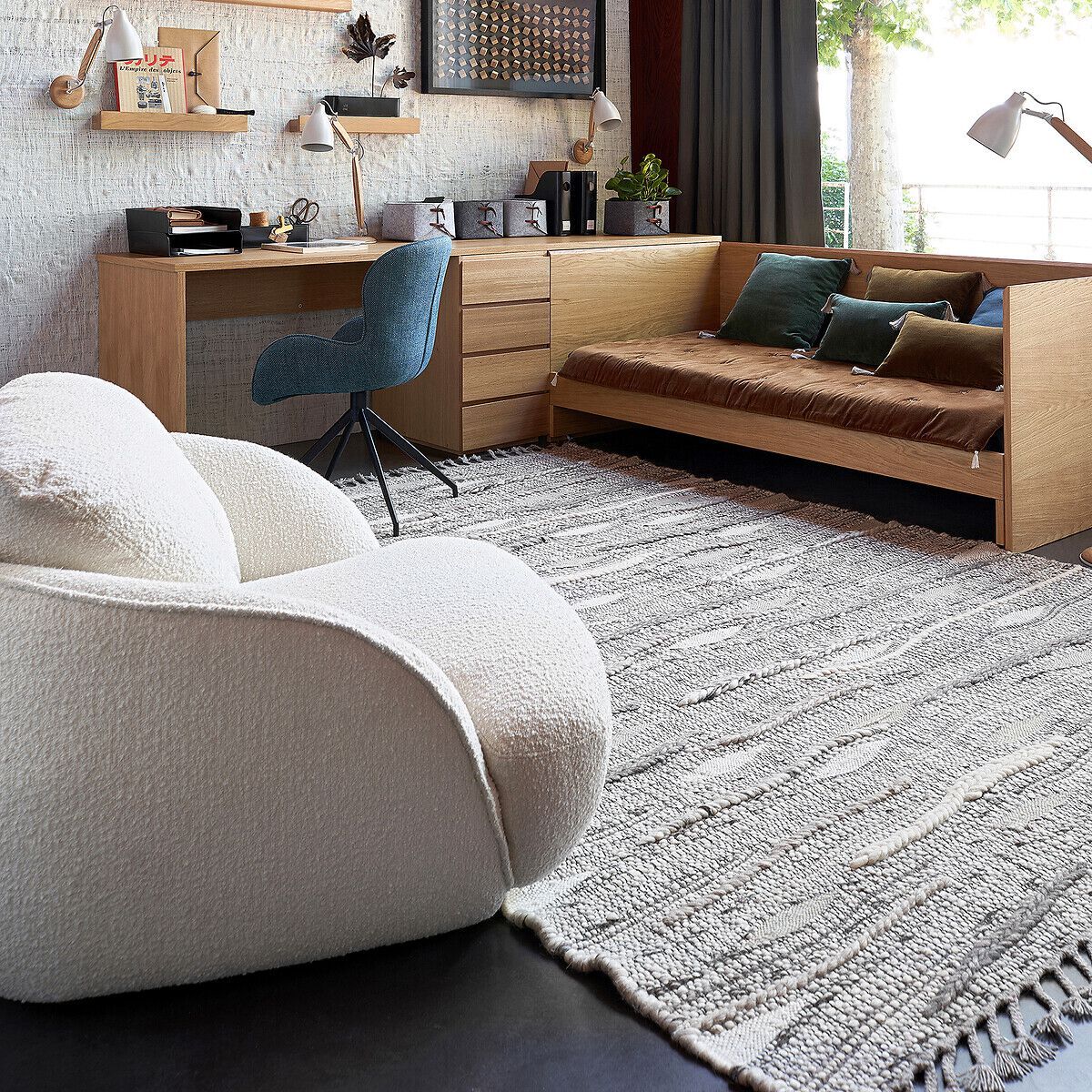 Прямоугольный секционный стол из шпона AMPM WORKING ARCH-00045259 - Вид №4